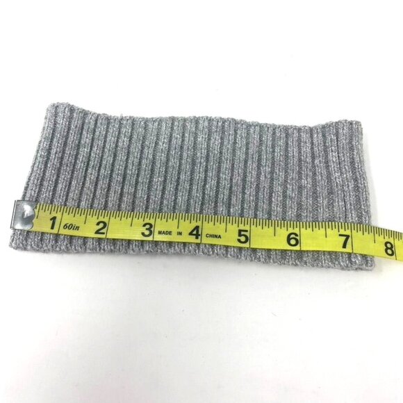 Grey Knit Headband Ear Warmer Winter Running Skiing Snow Play  B8 - Picture 3 of 4
